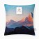 Decorative Ethel Pillow "Mountains call" 40x40 cm, velor, 100% p/e