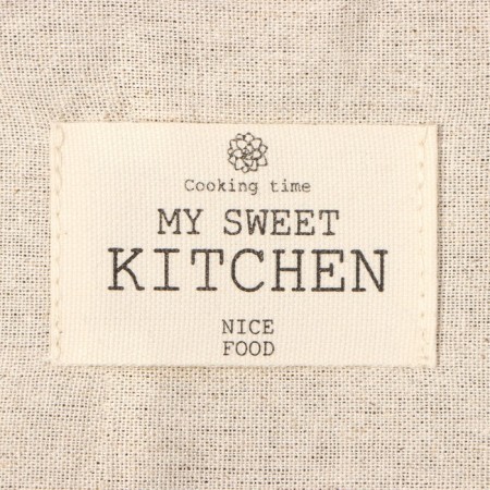 Ethel Ethel mittens, col. dairy, 20x28 cm, 70% HL, 30% linen, gut 250 g/m2-3