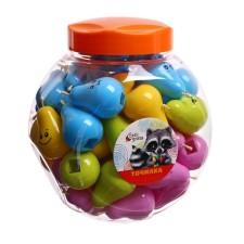 Sharpen with a “pear” container, mix