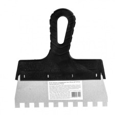 Sparta 85148 spatula, 10x10 mm tooth, stainless steel, plastic handle, 200 mm
