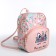 Baby backpack on lightning, pink color