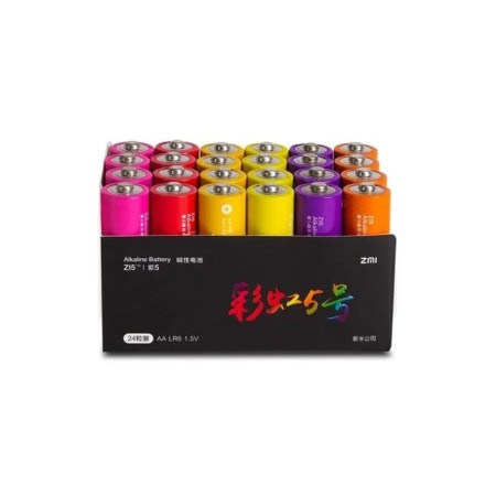 Battery Alkalin Xiaomi Zmi Rainbow Zi5, AA, LR6-24Box, 1.5 V, 24 pcs.-1