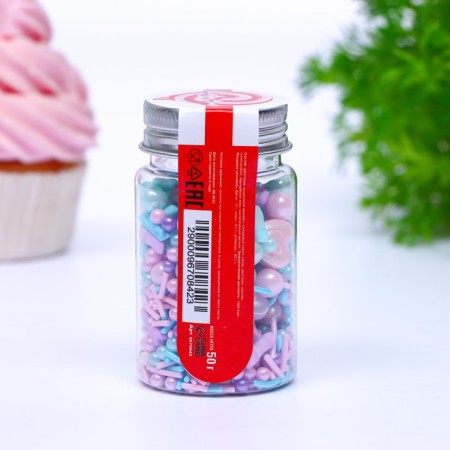 Confectionery Sprinking "MIX No. 4", 50 g-2