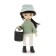 Lilu soft doll "in a green sweater", 32 cm, series: Spring