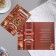 Postcard "Happy Anniversary! 65" embossing, congruence, brown tones, collage, 19x29 cm