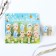 A set of clothespins for decorating the ista "Rabbits", 10 x 12 cm.