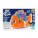 Lifting fish, light and sound, works from batteries, orange color