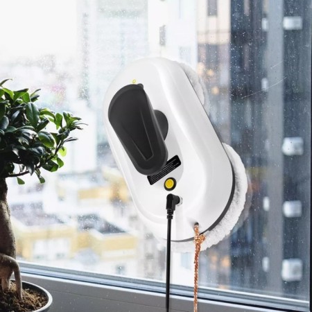 Robot Window Robi Kitfort KT-5182, 80 W, 5.5 min/m2, from the battery, white-1