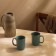 A set of porcelain mugs SL Home "Azzura", 400 ml, blue color
