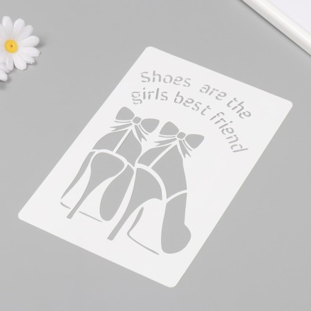 Stencil "shoes" 16x24 cm-1