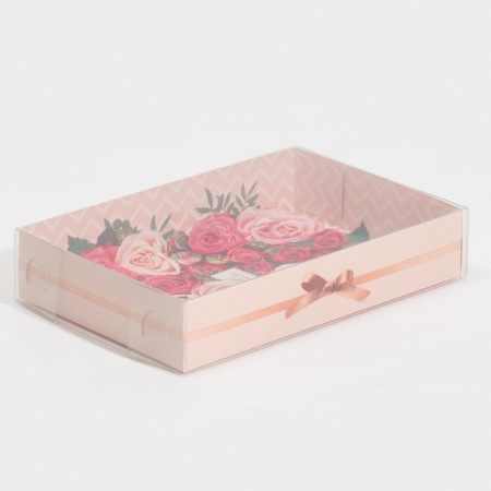 Confectionery packaging, Makarun box with PVC lid, “Good day!”, 17 x 12 x 3.5 cm