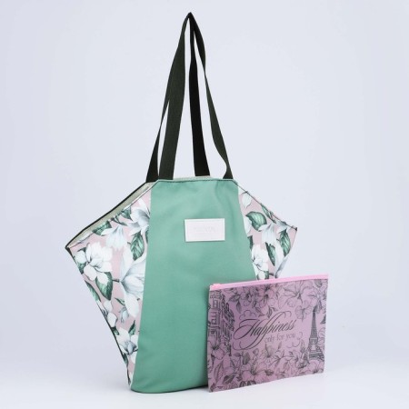 Bag Women's Beach "Happiness" + Bikini Bag-2