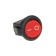 Clivant switch Rexant RWB-105, Round, 250 V, 3A (2C), ON -OFF, Micro, Red