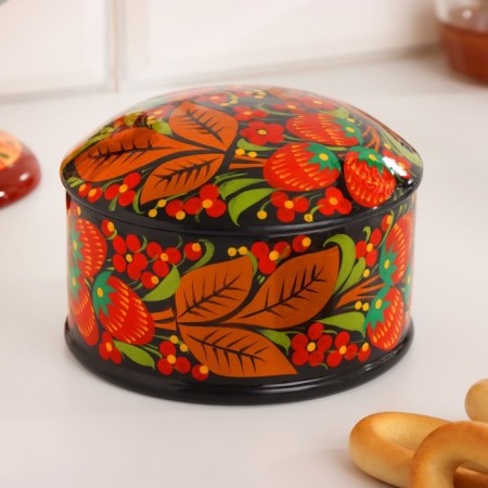 Box "Berry", large, 14 × 7 cm, Khokhloma-6