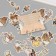 Stickers for creativity "Boho" embossing gold set 48 pcs 9x7x0.8 cm