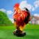 Garden figure "Rooster" red, 43x18x55cm