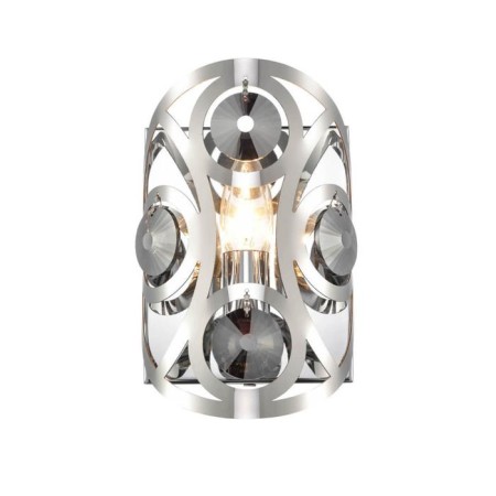 Sconces silk, 1x40W E14, smoky color-1
