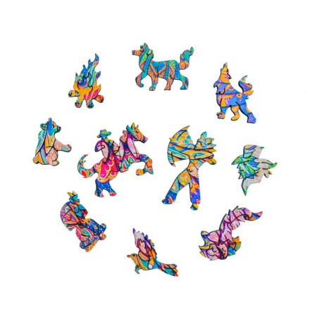 Figure puzzle "Proud eagle", size m-2