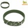 Brezant two -layer collar, 59.5 x 2.5 cm, khaki