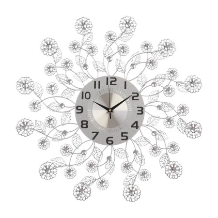 Watching clock, series: openwork, "leaves and flowers", smooth move, d-59 cm, dial 22 cm-3