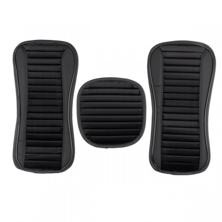 Skyway Posh seats, velvet-ecokozha, set of 5 objects, black-6