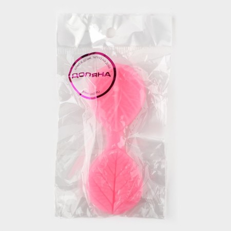 Mold Dolyana "Leafer", silicone, 9.5 × 3.5 cm, color mix-6
