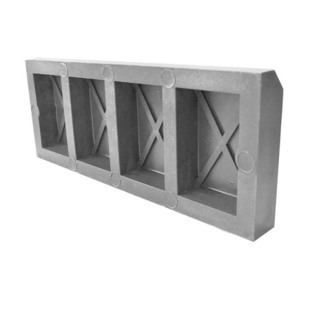 The border is paving, 50 × 5 × 20 cm, gray, BT-200-3