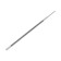 Tundra file, for sharpening chains Step 3/8 ", Round, steel shh15, d = 5.5 mm, No. 3, 200 mm