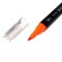 A set of professional markers 12 pieces, two -sided, in a plastic pencil with a handle, 12 colors
