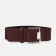 Women's belt, width 5 cm, elastic band, metal buckle, brown color