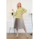 Female skirt, size 48, gray color