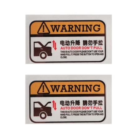 Stick on the car "Automatic trunk", 7 × 4 cm