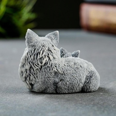 Сувенир "Лисичка с лисенком" 4см-2