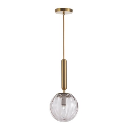 Bayerlux lamp "Javier" E14 40W gold-gilded 15x15x35-185 cm