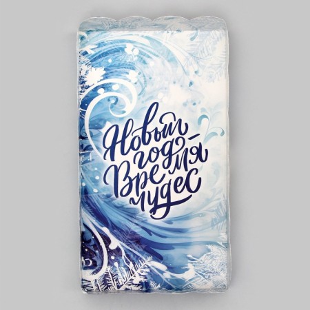 Cookie box, confectionery packaging, "miracles time", 10.5 x 20 x 3 cm, new year-4