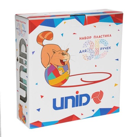UNID ABS- "F", for 3D pen, 10 m, 3 colors in a set, luminous-3