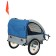 Bicycle trunk, blue-gray color