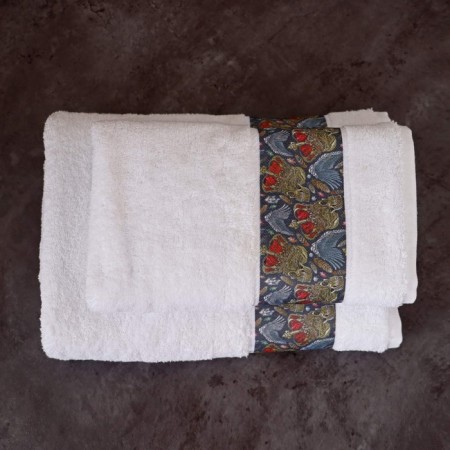 Tmachry towel Sofi de Marko Hamlet, 550 gr, size 70x140 cm, white color-1