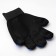 Glove - brush for wool on the right hand with elongated cloves, blue