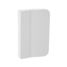 Balcony tundra handle, PVC bore, white
