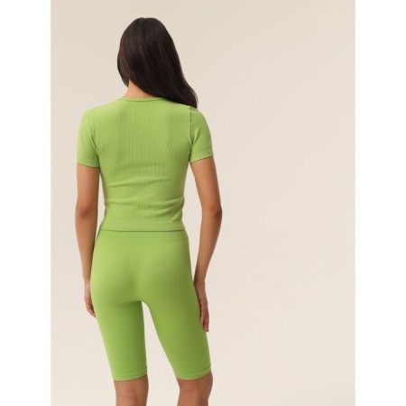 Women's T-shirt with texture Rubchik Mirey Maglia, size 46-48, color light green-2
