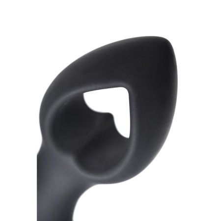 Anal vibrovalter extensor Popo pleasure by toyfa cordis s, silicone, d = 4 cm, 10 cm, color is black-4