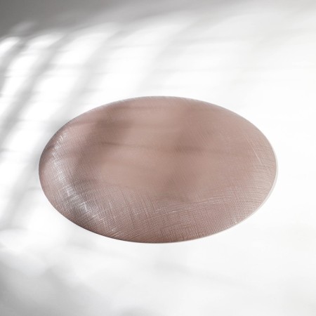 Mokko plate, glass, d = 28 cm, brown color-2