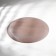 Mokko plate, glass, d = 28 cm, brown color