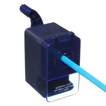 Mechanical sharpener with a Classic container blue-10