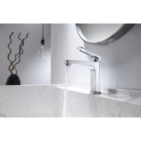 Lemark Prizma LM3906C shell mixer, single -legged, surge length is 126 mm, chrome-3