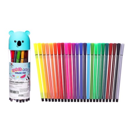 Fleeters 24 colors of stripes in a tube ventilated cap, a koala turquoise.
