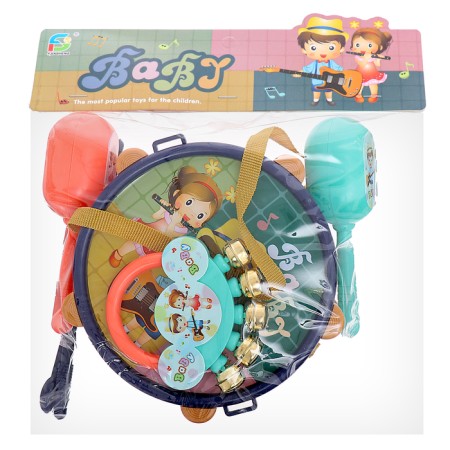 A set of children's musical instruments "Baby", 6 items, color mix-8
