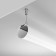 Aluminum profile of the suspended Led Strip Alm-D60-S-2M, 200x3 cm, silver color