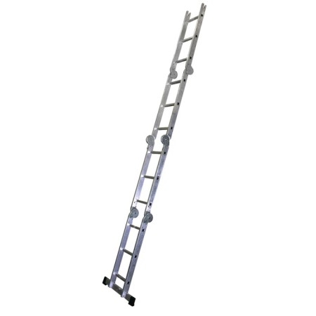 Enkor 69679 staircase, telescopic, aluminum, 4 x 5 steps-2